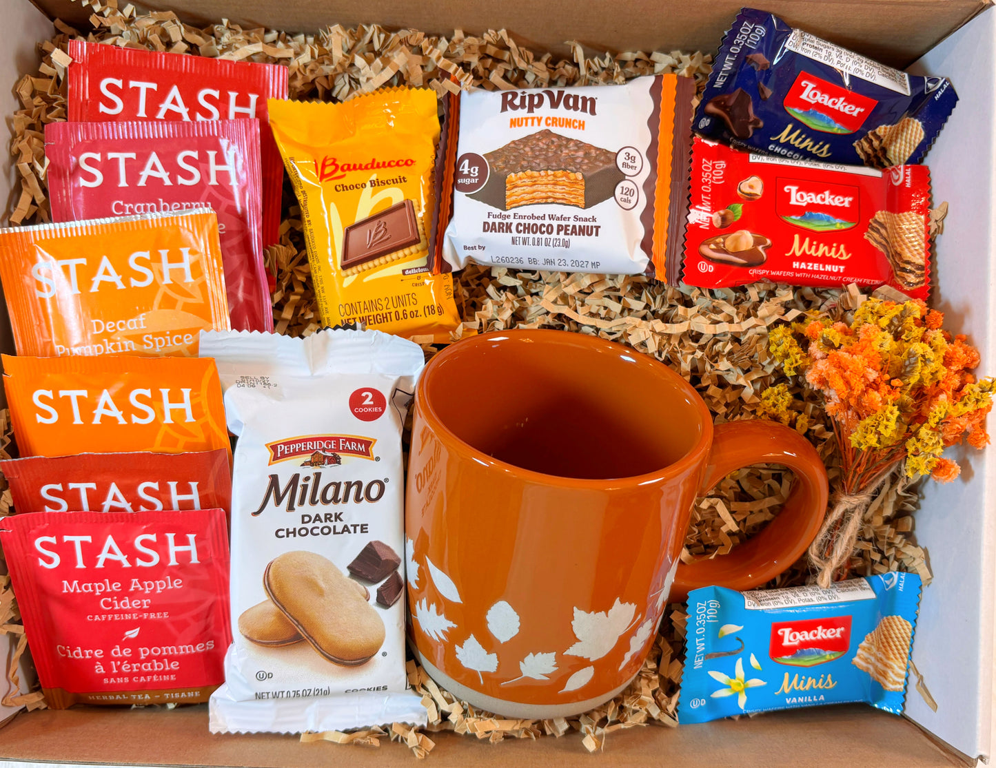 Autumn Afternoon Cookies & Tea Box